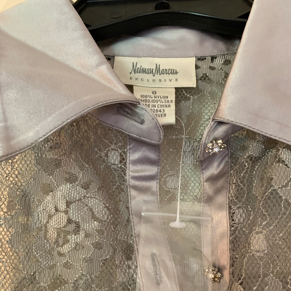 Neiman Marcus NEW Lace Shirt/Blouse